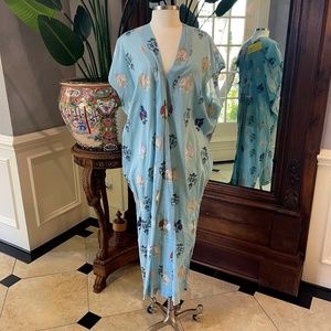 NWT Roberta Roller Rabbit Klokke Flower Salone Kaftan